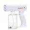 Hot selling USB Wireless charging disinfection atomization gun blue nano spray gun