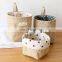 Linen Fabric Linen Bag Sundries Storage Hanging Bag Desk Organizer Makeup Organizer