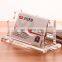Customized Slanted Acrylic Name Card Box Plastic Acrylic Business Card Holder Case