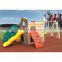 Newest multi-functional Plastic slide and swing kids outdoor garden Toys for sale