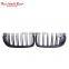 For BMW Grille F10 F18 Racing Grill Matt black double slat line car bumper mesh grill for BMW 5 series M5 2010-2017