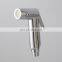 Bathroom Plastic Chromed 2 Functional Bubble Shattaf Water Flow Controlled Bidet Sprayer for Toilet Handheld