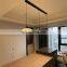 Nordic industrial wrought iron White led hanging lamp home decor indoor lighting modern minimalist pendant light