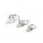 JRSGS Customized High Quality 304/316 Stainless Steel Marine Hardware Diamond Eye Plate with Ring