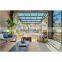 American 16x7 two car glass garage door overhead residential garage door with good price