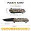 3D printed non-slip jungle survival knife high hardness outdoor folding knife new pocket knife