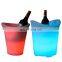 nightclub bars restaurant event Champagne Whiskey Beverage led Wine Chiller plastic led lighted ice bucket wine cooler box