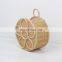 Best Price Daisy rattan wall basket Boho Nursery Decor Hand woven vintage Wall Hanger Storage Basket Vietnam Supplier
