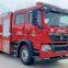 Heavy truck HOWO 8t water tank foam fire truck