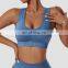 Seamless Cross Back Sports Bras Wholesale Breathable High Impact Quick Dry Yoga Tops