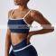 Contrasting Color Thin Straps Sports Bras Wholesale Women Sports Open Back Sexy Fitness Tops