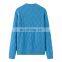 2024 Winter Vintage Women's Cashmere Pullover New Vintage Jacquard Knitted Sweater with Rhombus Pattern Crew Neck OEM Service