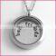 Floating Lockets Plates 2016 New Trendy Stainless Steel Window Plate "best Friends"