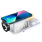 Popular product 2024 Clock Wireless Charging Night Light wireless charger with led light multifunction wireless charger lamp