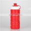 CHINA RED BPA FREE PE SPORTS BOTTLE WITH WATER LINE AND CAPS