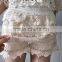 Ladies hot/water soluble lace short/cotton embroidery lace for girls shorts