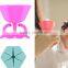 Silicone Diamond Ring Durable Wearable Nail Polish Bottle Holder Rack