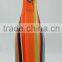 striped pattern champagne bottle case 750ml