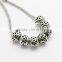 DIY Environmental Zinc Alloy Hot Selling Anti-silver Big Hole Metal Beads