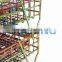 Warehouse collapsible wire mesh storage container