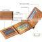Leather Wallet Men Vintage Design Wallet Purse