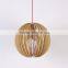 LED pendant light JK-8005B-09 LED Modern Ceiling Hanging Wood Projection Lamp for Living Room Ligint