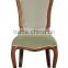 fancy items high back fabric velvet chair cover