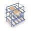 Warehouse carton flow racking