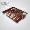 High Quality Classic Folding Backgammon Carry wooden Case CY-ND4