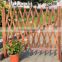 Outdoor scalable wooden fence
