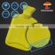 Yellow color 1L BS rubber hot water bottle