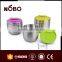 Portable hot sale food grade basket with colorful lid