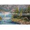PLUS Customized photo jacquard gobelin canvas tapestry with embroidered technics for sale