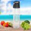 Sport Water Bottle with Fruit Infuser and Carrying Handle,with Locking Flip Top Lid,BPA FREE -23 Oz-made with Tritan Copolyester