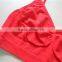 Factory price seamless girls kids pajamas crop top bra underwear