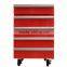 JGA Retro Style 1 Drawer 50L Mini Toolbox Refrigerator , Safe Fridge With 4 Wheels Beverage Promotional Refrigerator