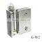 Stainless Steel Spring Loaded Glass Door Round Tube Hinges Supplier's Choice