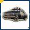 3D promotional cute car shape raised PVC fridge magnet