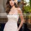 custom popular newest hot sell high quality puffy tiered ruffled bridal gown wedding dress