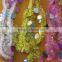PET wire thin strips and eggs plastic Easter garland