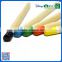 New design raw wood color pencils with dipped top