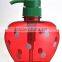Strawberry shaped dot painted body lotion spray bottle shampoo plastic empty hand sanitizer bottle