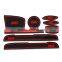 car accessories non-slip interior door mat for Toyota Yaris 2014 9pcs/set