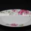 Fine new bone china plate /porcelain dinner plates , decaled porcelain dishes, porcelain dinner plate