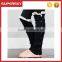 C01-4 Hot Sale Red White Ruffles Lace Knitted Leg Warmers With Buttons for Girls