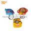 Creative Red Blue elephant keychain Personalized pvc rubber Animal Keychain
