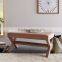 Cross Base Upholstered Bench OT-824