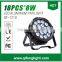 QF-1210 LED Aluminum par led stage lighting 18pcs*8w 4 in 1