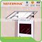 Polycarbonate waterproof single door awning canopy for window and entrance