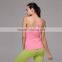 Latest Nylon and Spandex Stringer Tank Top Wholesale Yoga Dance Clothes For Ladies